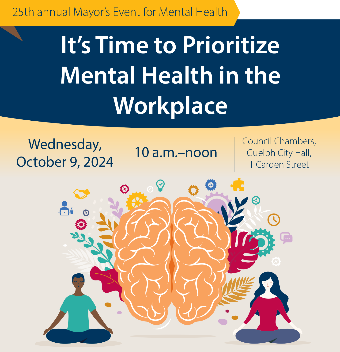 Mayor’s Event for Mental Health on October 9